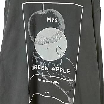 Mrs. GREEN APPLE Tシャツ　バンT Amazon.co.jp: Mrs. GREEN APPLE 対バン Tシャツ Lサイズ : ホビー